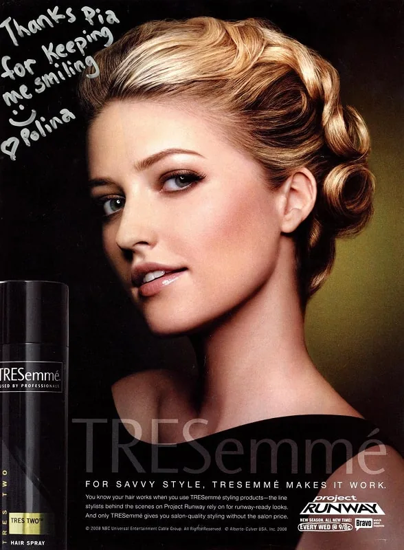 Signed photograph on Dr. Pia's press wall, photograph 12